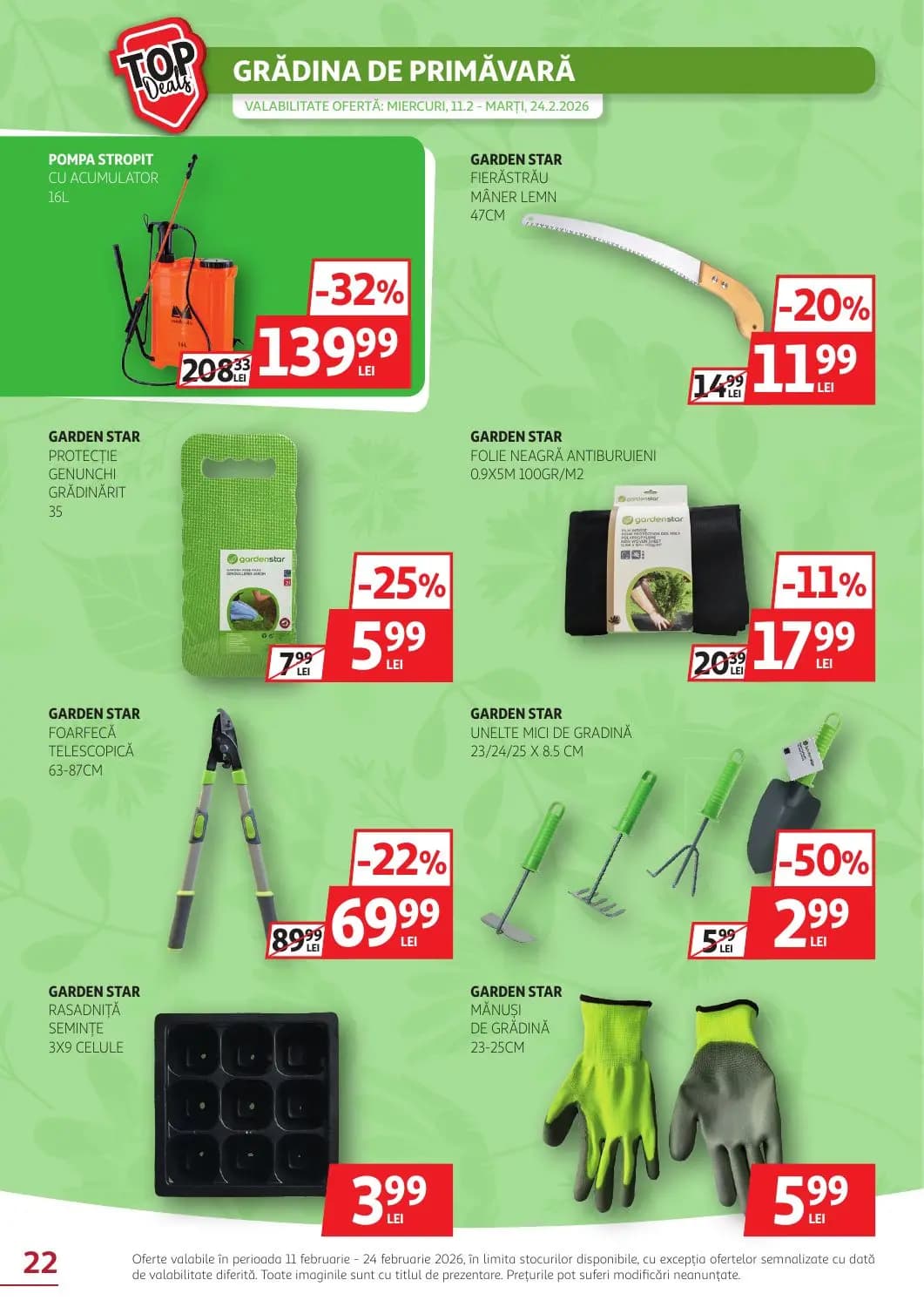 GARDEN STAR MĂNUȘI DE GRĂDINĂ 23-25CM - pagina catalog