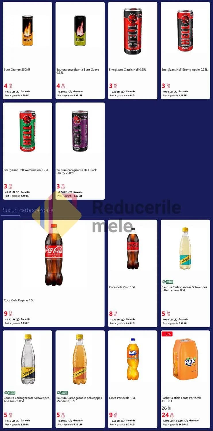 Pachet 4 sticle Fanta Portocale, 4x0.33 L - pagina catalog